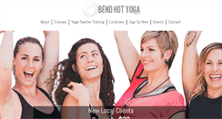 Desktop Screenshot of bendhotyogaprescott.com